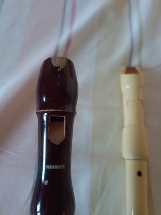 Flauta dulce Hohner madera y plástico