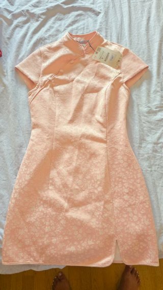 Vestido Zara Rosa Talla S