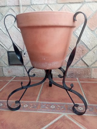 Pies de forja para macetas (2 unidades)