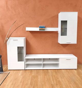 CHOLLAZO!! Nuevo mueble de salon blanco!!