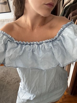 Vestido Mango Azul Talla S