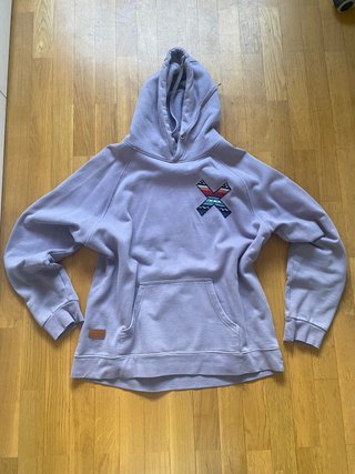 Sudadera Blue Banana Lila con Diseño X