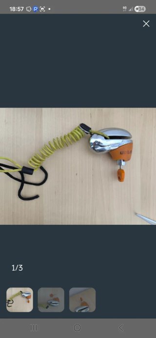 Pinza candado seguridad moto Umbro