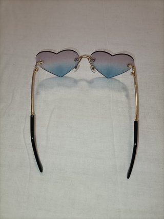 Gafas de sol corazón degradado