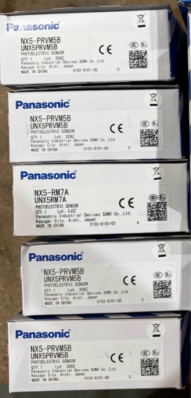 Lote 5 Sensores Fotoeléctricos Panasonic NX5