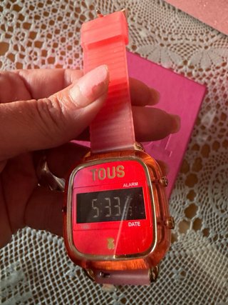 Reloj Tous Digital Rosa 100% original