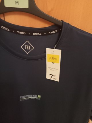 Camiseta deportiva de hombre  Talla M SIN ESTRENAR