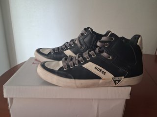 Zapatillas Guess Hombre Negras y Blancas