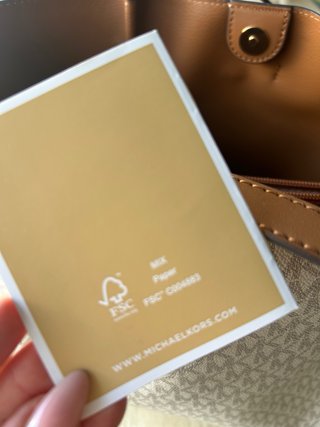 Bolso Michael Kors Beige y Marrón