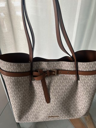 Bolso Michael Kors Beige y Marrón