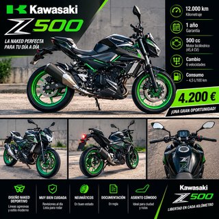 Kawasaki Z500 Naked 500cc 2023