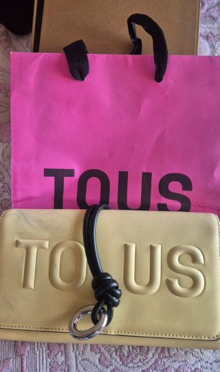 Cartera Billetera Tous Cloud Amarilla