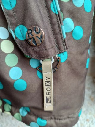 Chaqueta Roxy Marrón Estampado Círculos