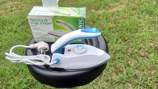 Plancha de Viaje Vapor Ansonic PV-10 Plegable