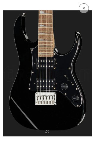 Guitarra Eléctrica IBANEZ 3/4. Para principiantes