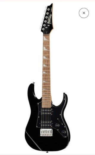 Guitarra Eléctrica IBANEZ 3/4. Para principiantes