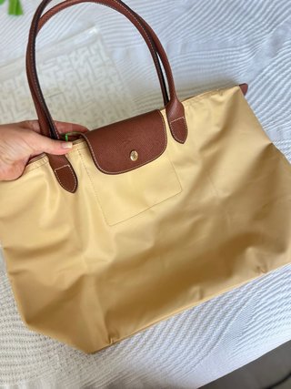 Bolso Long champ L Beige/Amarillo Marrón Mujer