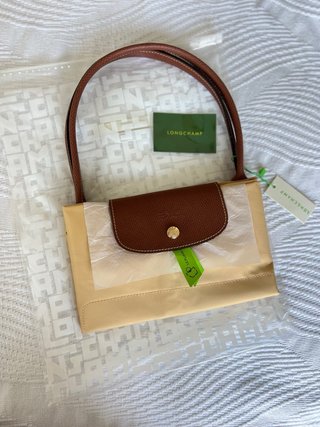 Bolso Long champ L Beige/Amarillo Marrón Mujer