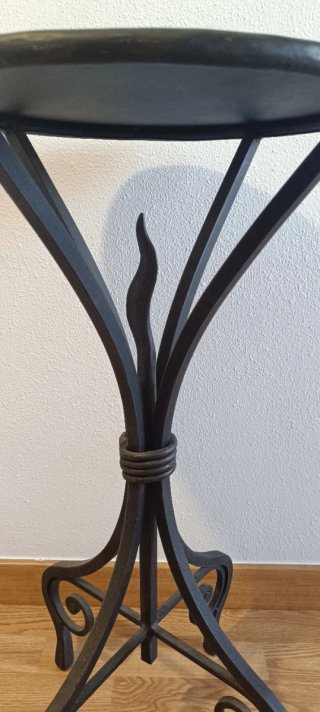 Mesa auxiliar forja 40cm