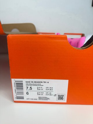 Nike Rosa Talla 38.5 Nuevas