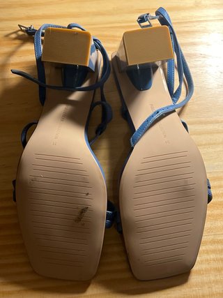 Sandalias Pull&Bear Talla 39 Azul