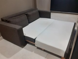 Sofá Cama Marrón 3 Plazas
