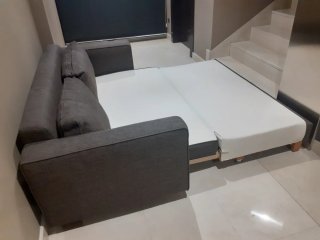 Sofá Cama Marrón 3 Plazas