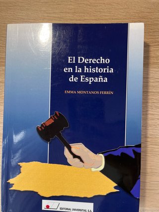 El derecho en la historia de España - Emma Montano