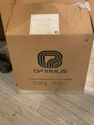 Amplificador Optimus y 2 altavoces