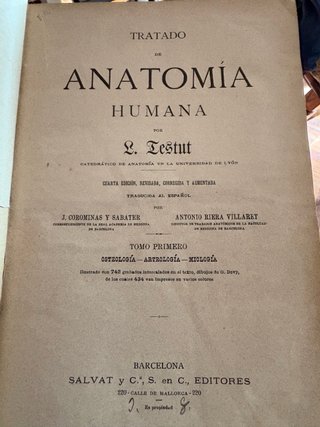 Tratado de Anatomía Humana - Testut