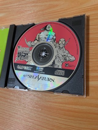 MARVEL SUPER HEROES VS STREET FIGHTER SEGA SATURN