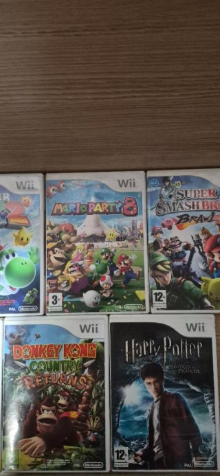 7 Juegos Wii:desde 9€, Mario, Sonic, Harry Potter,
