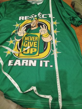 Camiseta estampada verde