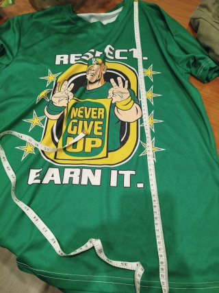 Camiseta estampada verde