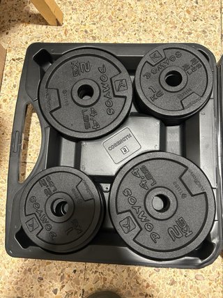 Set Mancuernas 20kg con Estuche