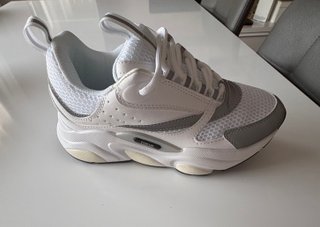 Zapatillas B22 Blancas y Grises