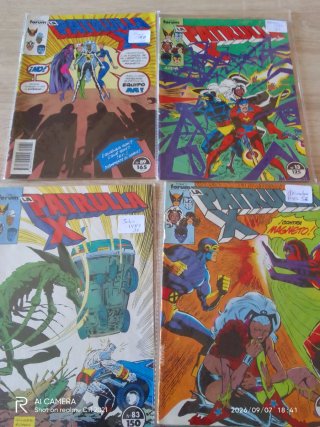 18 comics antiguos de la patrulla X