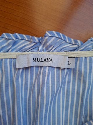 Mono corto Mulaya rayas azul Talla L