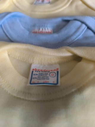 Lote 5 Camisetas Bebé Abanderado 0/3m Nuevas