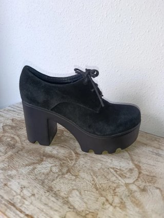 Regalo zapatos plataforma negros talla 36