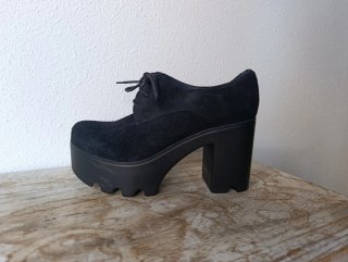 Regalo zapatos plataforma negros talla 36