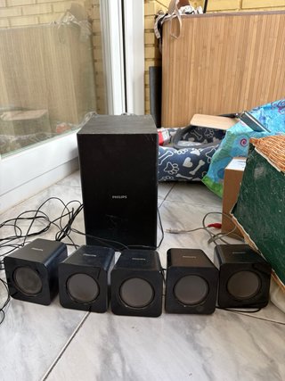 Amplificador Bluetooth Fonestar Blanco y altavoces
