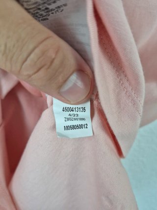 Camiseta Calvin Klein Jeans CK Logo Rosa M