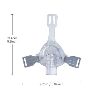 Mascarilla Nasal CPAP y correa para apneas sueño.