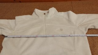 Forro polar North Face mujer blanco roto talla L
