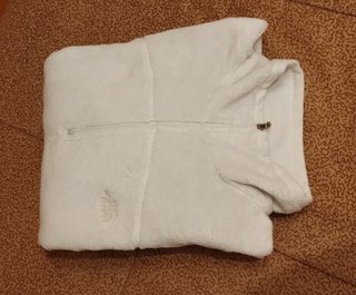 Forro polar North Face mujer blanco roto talla L