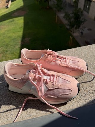 Zapatillas New Balance 327 Rosa y Blanco