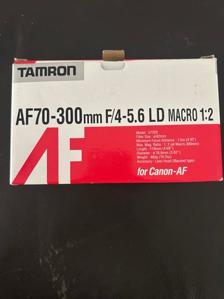 Tamron AF 70-300mm F/4-5.6 LD Macro 1:2