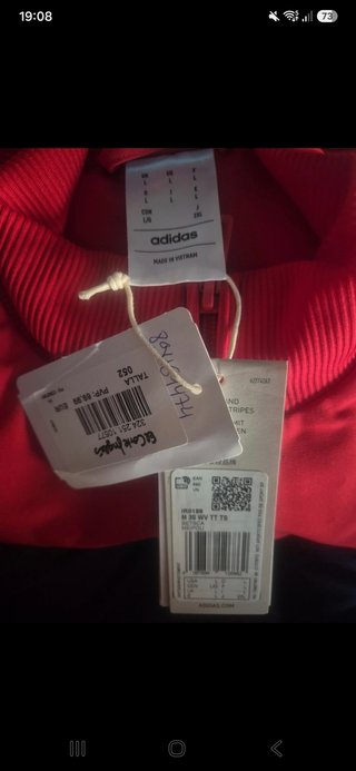 Chándal Adidas Rojo y Negro Nuevo.