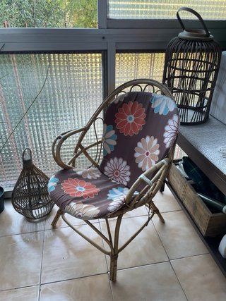 2 Poltrone in Vimini per Giardino